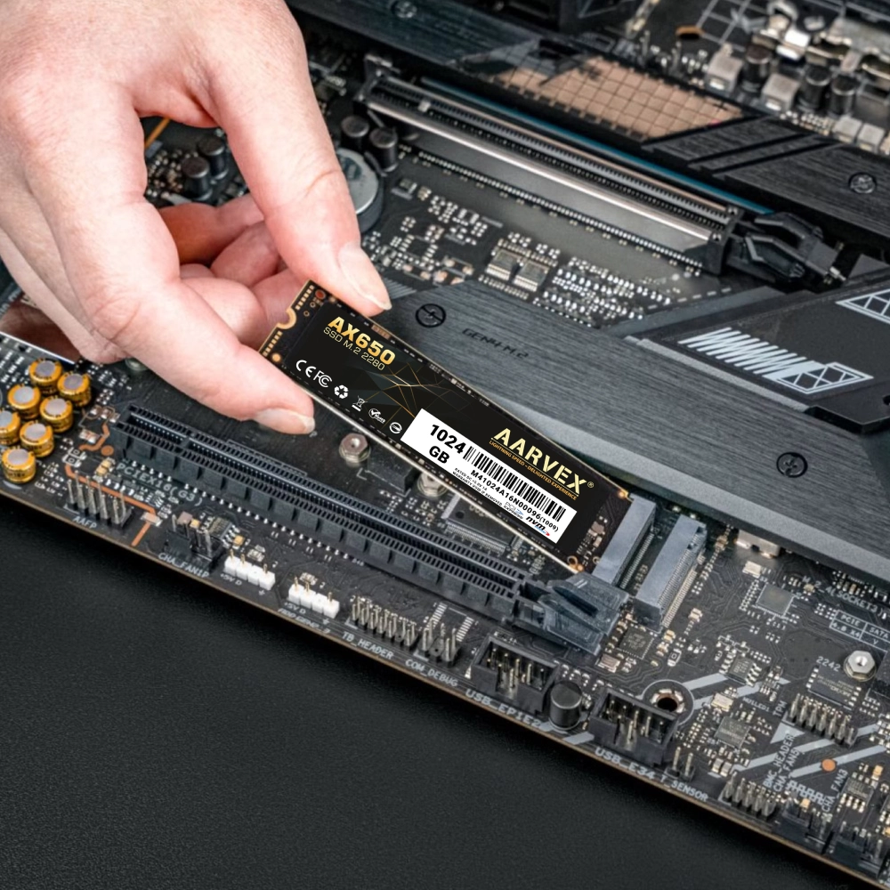 Aarvex Internal SSD 1TB NVMe 2280 (AX650) view 4
